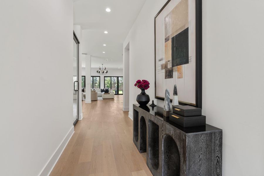 Furnished interior view inside a new home in , Houston (Image 33).