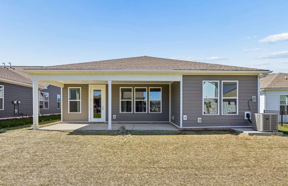 Exterior details and patio area of a home in Del Webb Southern Harmony, Murfreesboro (Image 27).