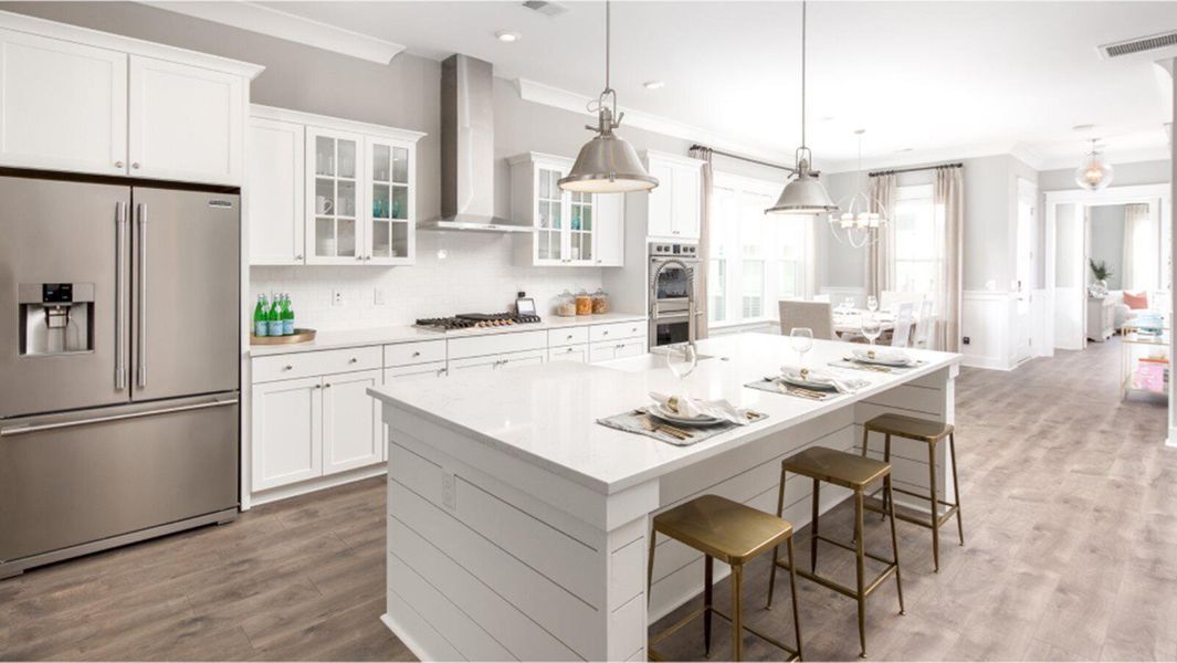 Furnished interior view inside a new home in Heron's Walk at Summers Corner, Summerville (Image 15).