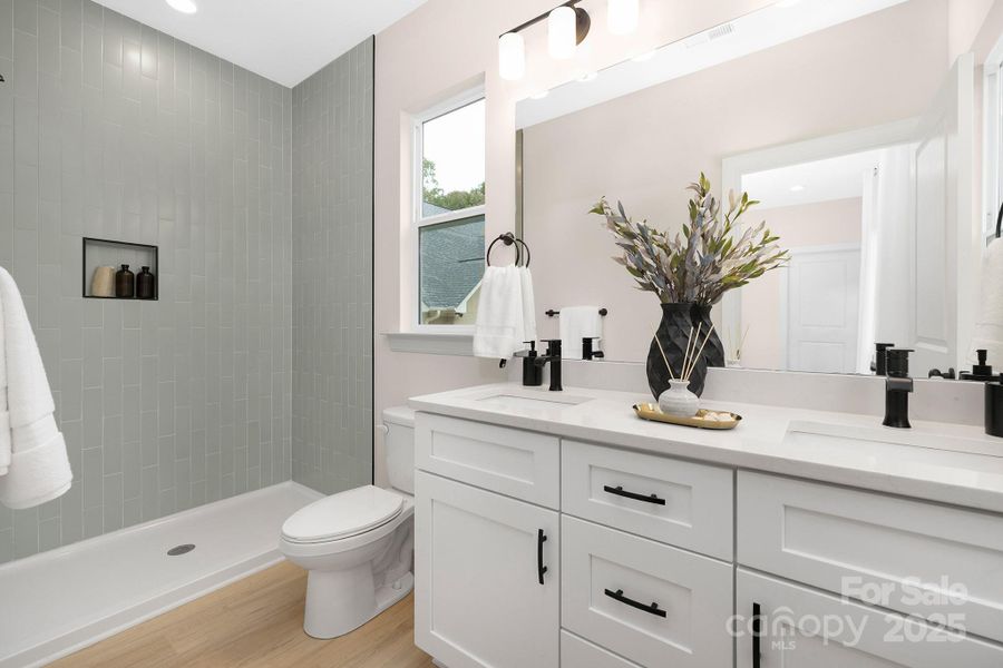 Furnished interior view inside a new home in , Charlotte (Image 14).