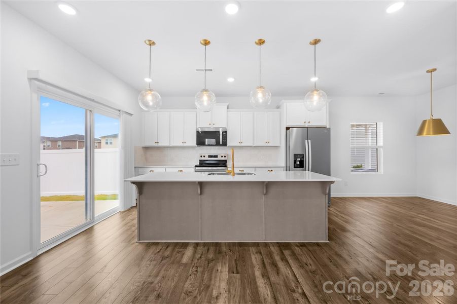 Furnished interior view inside a new home in Morgan Hills, Albemarle (Image 12).