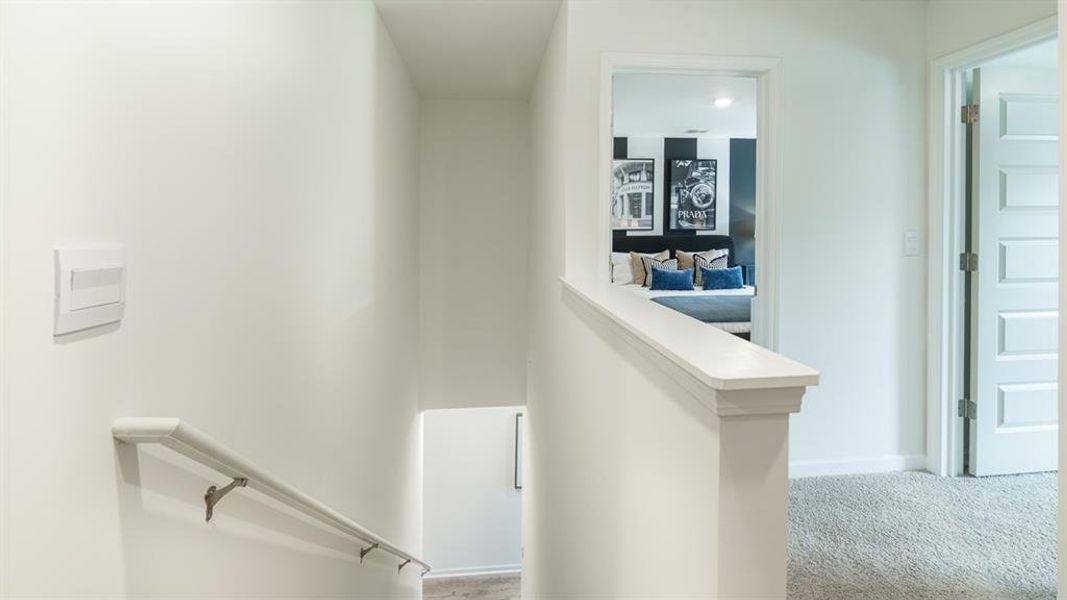 Furnished interior view inside a new home in Harvest Park, Decatur (Image 22). Furnished interior view inside a new home in Harvest Park, Decatur (Image 22).