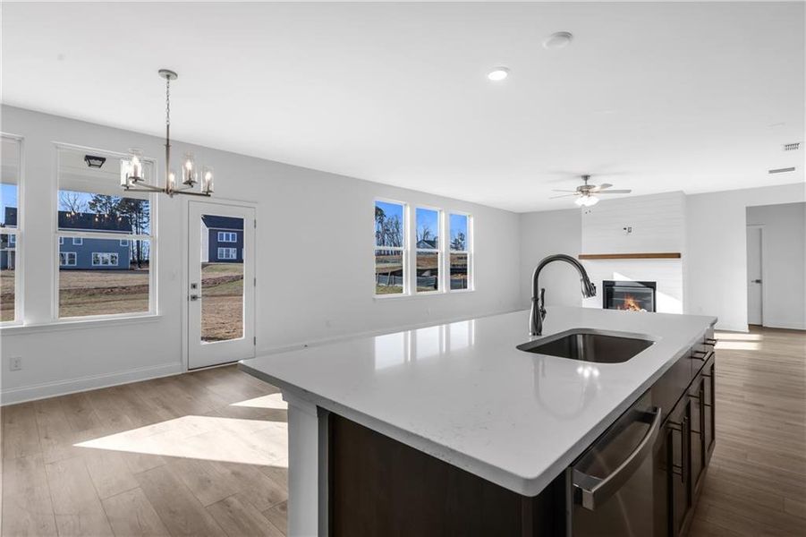 Furnished interior view inside a new home in Pickens Bluff, Hiram (Image 10).