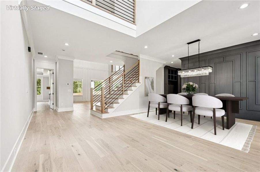 Furnished interior view inside a new home in , Hoschton (Image 14). Furnished interior view inside a new home in , Hoschton (Image 14).