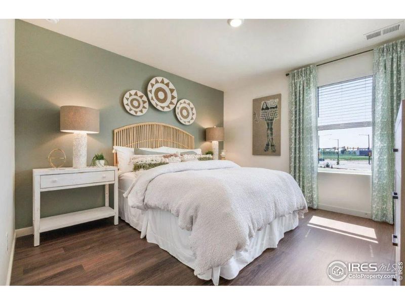 Furnished interior view inside a new home in Fossil Creek Ranch, Windsor (Image 14).