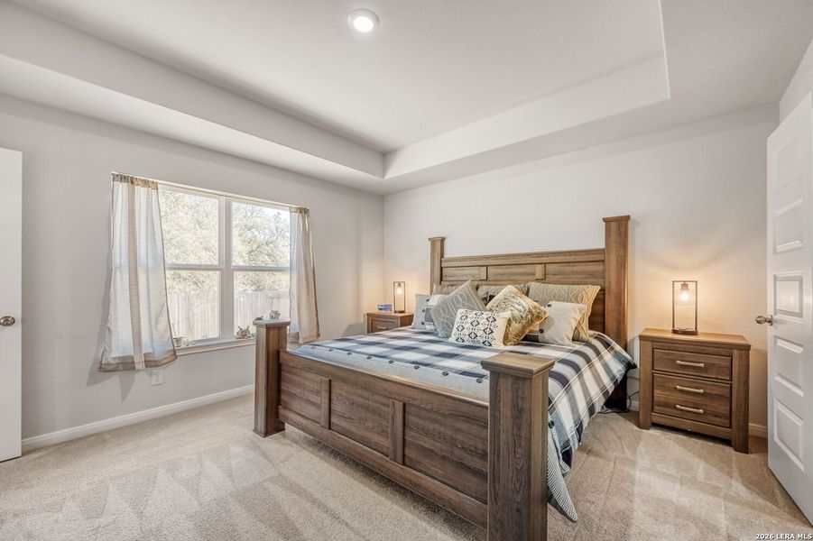 Furnished interior view inside a new home in Timber Creek, San Antonio (Image 25).