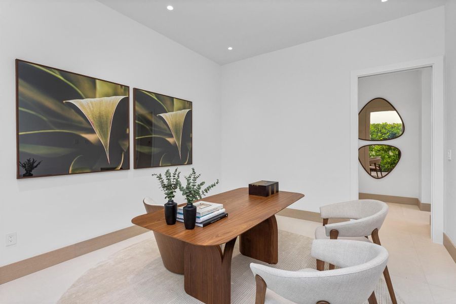 Furnished interior view inside a new home in , Boca Raton (Image 9). Furnished interior view inside a new home in , Boca Raton (Image 9).