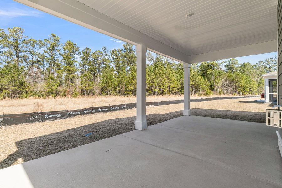 Exterior details and patio area of a home in Cherrywood Estates, Summerville (Image 30).