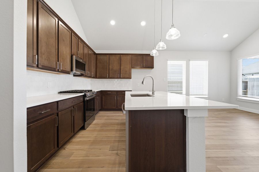 Furnished interior view inside a new home in Pecan Estates, Crosby (Image 4).