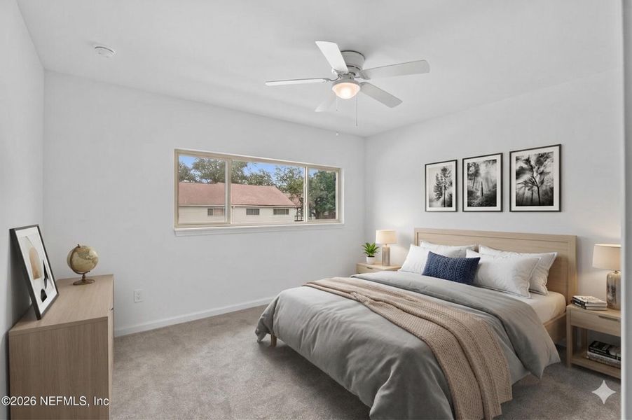 Furnished interior view inside a new home in , Jacksonville (Image 6). Furnished interior view inside a new home in , Jacksonville (Image 6).