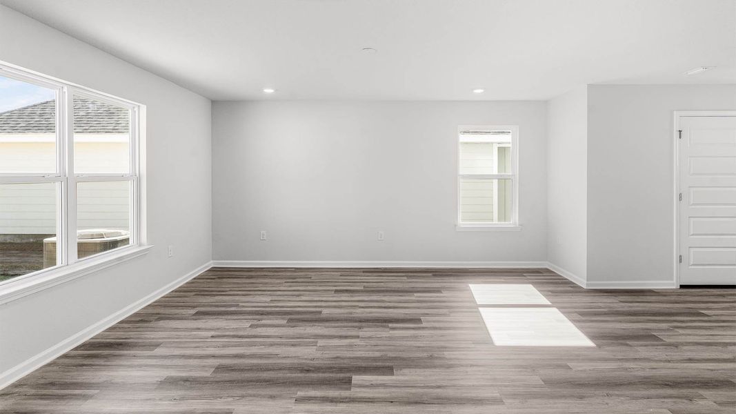 Representative unfurnished interior of a home built from the The Aisle by D.R. Horton in Chateau Nemours, Port Saint Joe (Image 25).