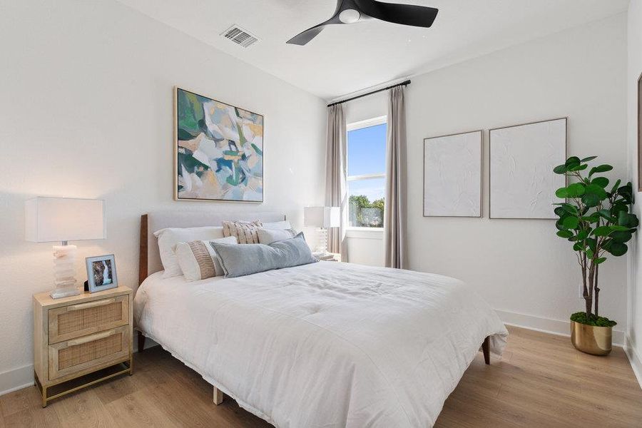 Furnished interior view inside a new home in Foxfield, Austin (Image 5).