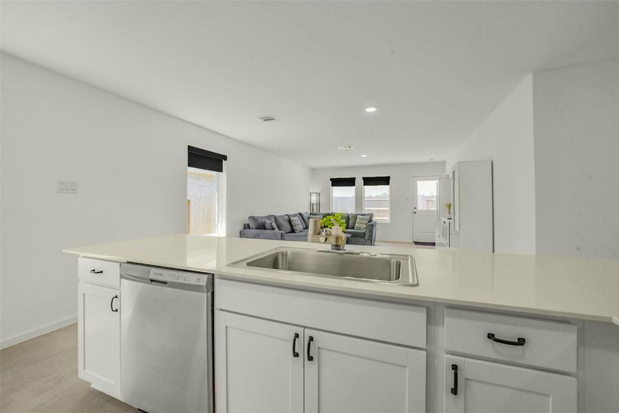 Furnished interior view inside a new home in Sila, Huffman (Image 14). Furnished interior view inside a new home in Sila, Huffman (Image 14).