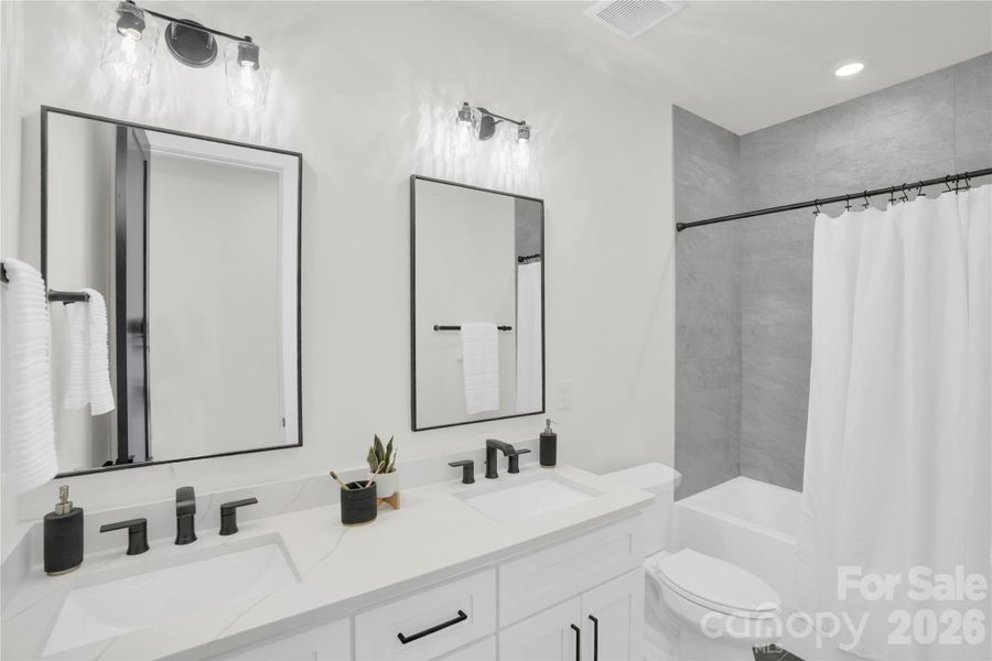 Furnished interior view inside a new home in , Charlotte (Image 19). Furnished interior view inside a new home in , Charlotte (Image 19).