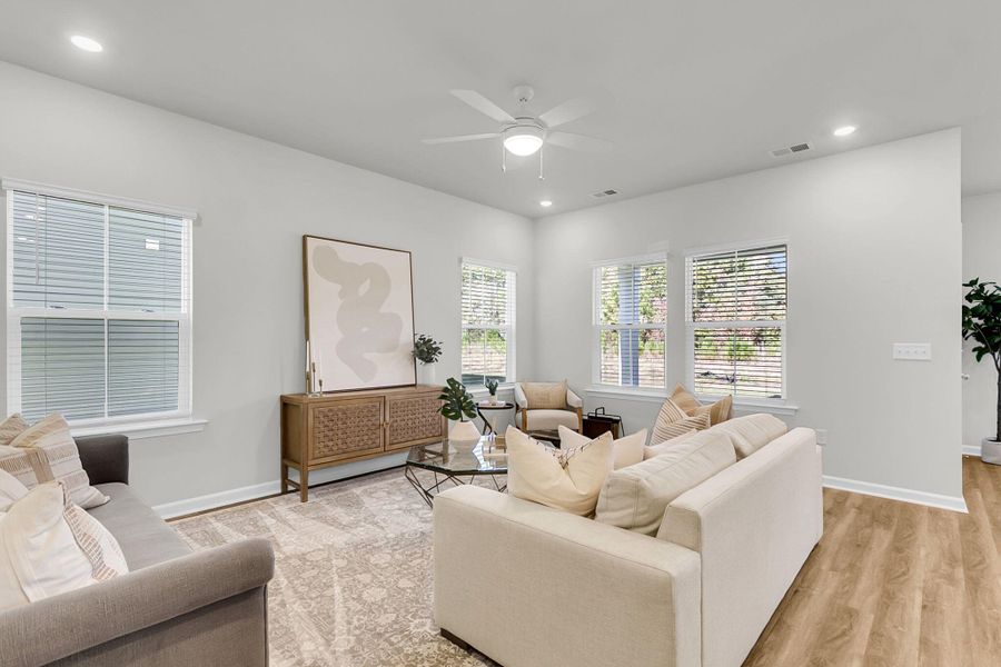 Furnished interior view inside a new home in Wildcat Chase, Summerville (Image 36).
