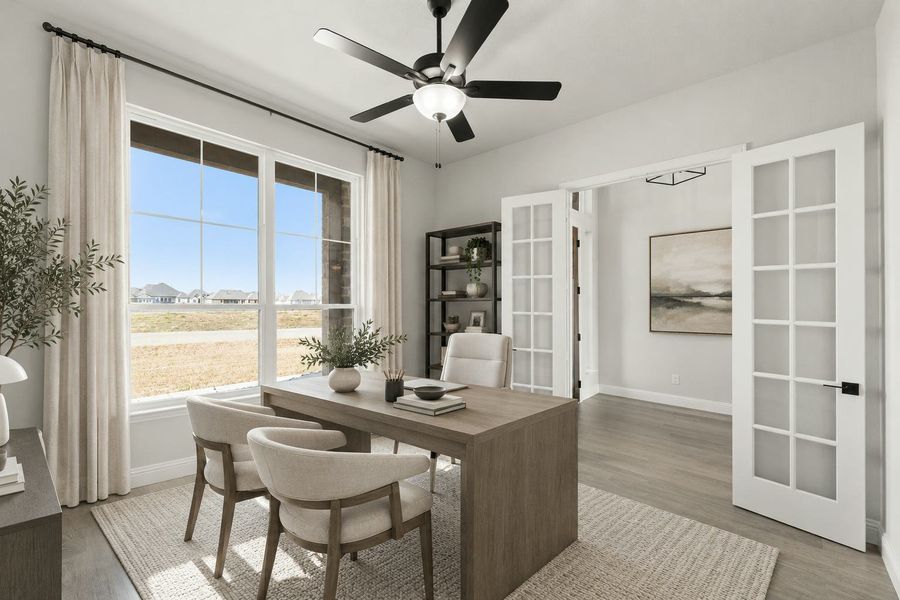 Furnished interior view inside a new home in Heritage, McLendon-Chisholm (Image 7).
