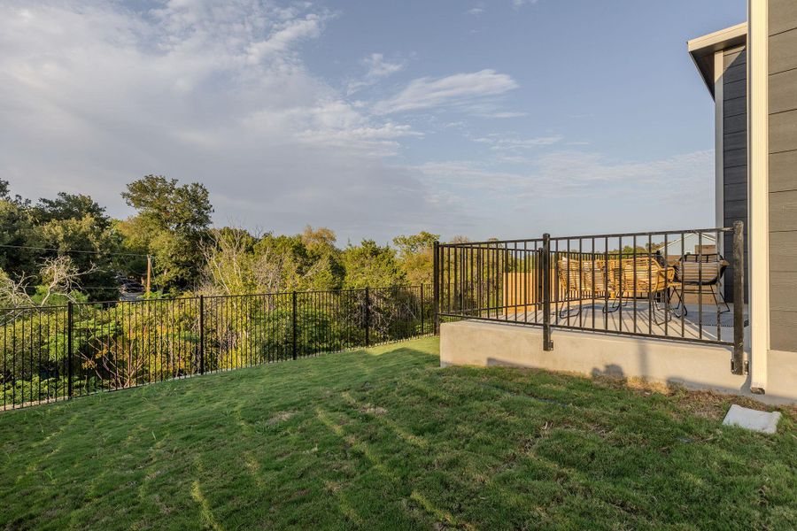 Exterior details and patio area of a home in , Austin (Image 25).