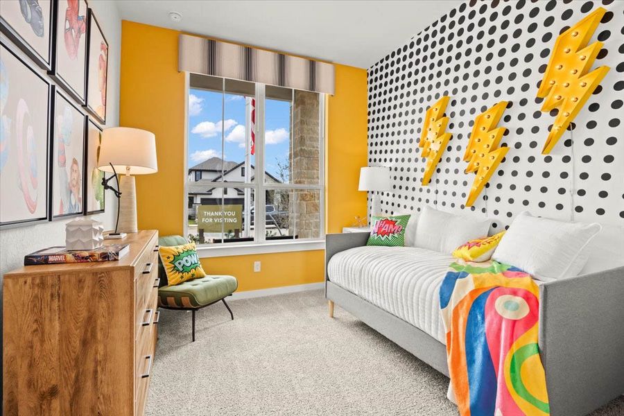 Furnished interior view inside a new home in Meyer Ranch, New Braunfels (Image 37).