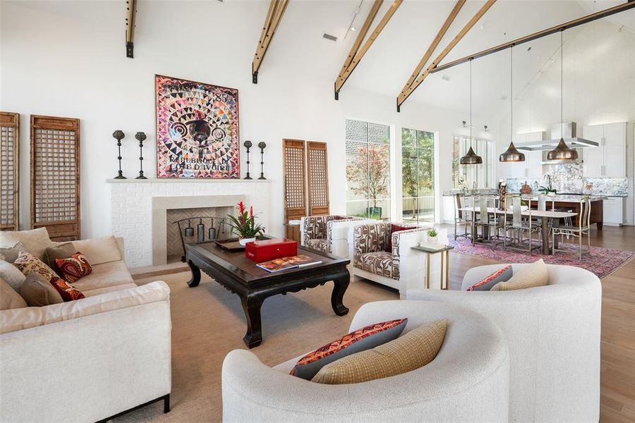 Furnished interior view inside a new home in , Dallas (Image 6).