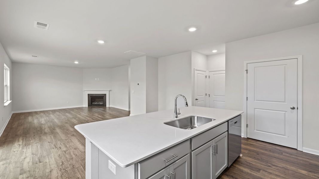 Furnished interior view inside a new home in Durbin Meadows Traditions, Fountain Inn (Image 11). Furnished interior view inside a new home in Durbin Meadows Traditions, Fountain Inn (Image 11).