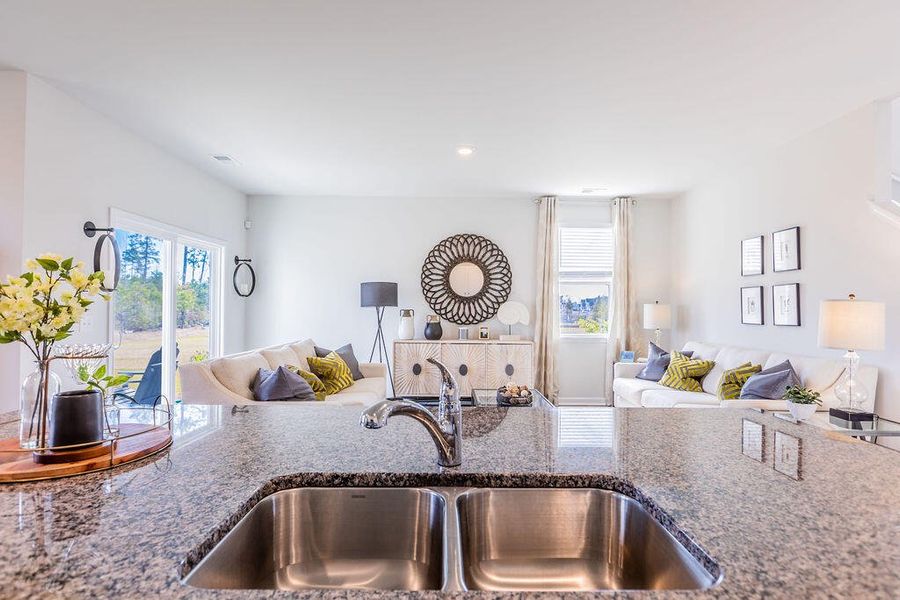 Furnished interior view inside a new home in Pine Hills at Cane Bay, Summerville (Image 25).