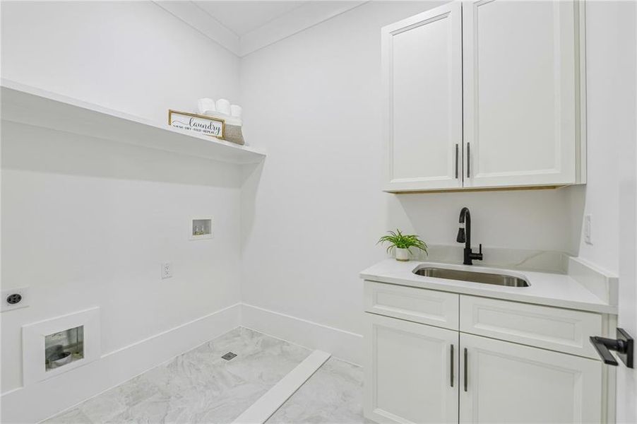 Furnished interior view inside a new home in , Buford (Image 39).