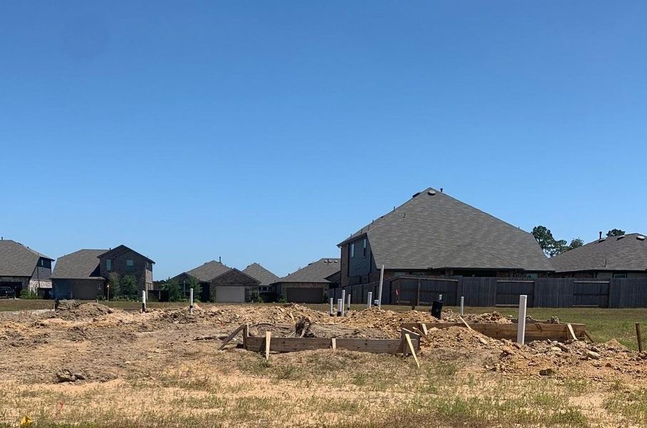 Site preparation for new homesites in Harrington Trails, New Caney (Image 12).