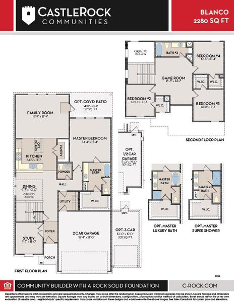 2D floor plan layout of this home in Windrose Green, Angleton, TX (Image 2). 2D floor plan layout of this home in Windrose Green, Angleton, TX (Image 2).