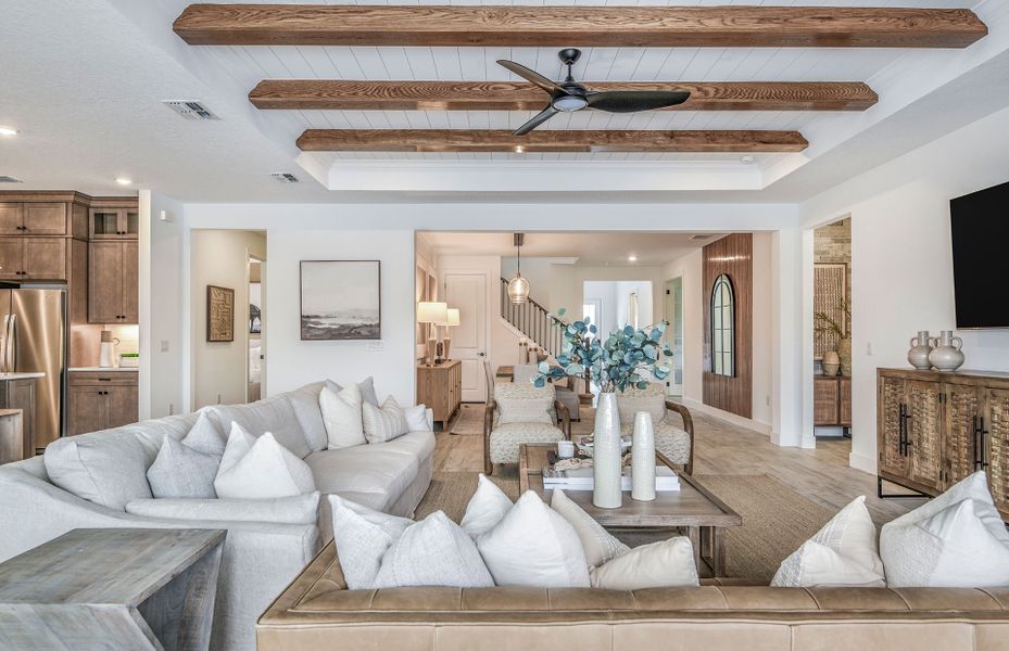 Furnished interior view inside a new home in Riverwood, Zephyrhills (Image 8).