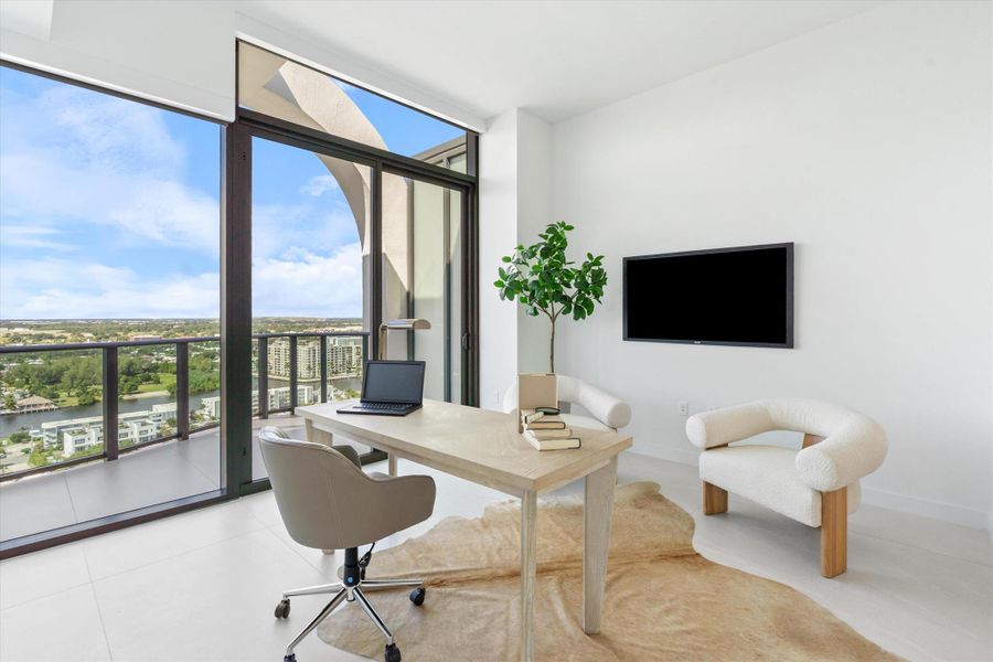 Furnished interior view inside a new home in Casamar, Pompano Beach (Image 32). Furnished interior view inside a new home in Casamar, Pompano Beach (Image 32).