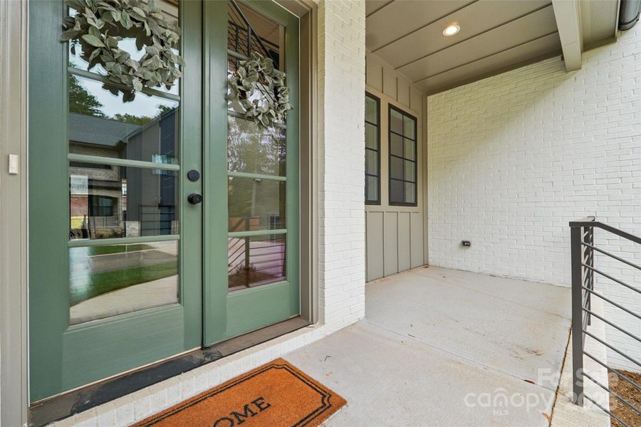 Exterior details and patio area of a home in , Charlotte (Image 3).