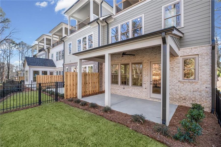 Exterior details and patio area of a home in Devin's Shire - A Kennesaw Tradition, Kennesaw (Image 22). Exterior details and patio area of a home in Devin's Shire - A Kennesaw Tradition, Kennesaw (Image 22).