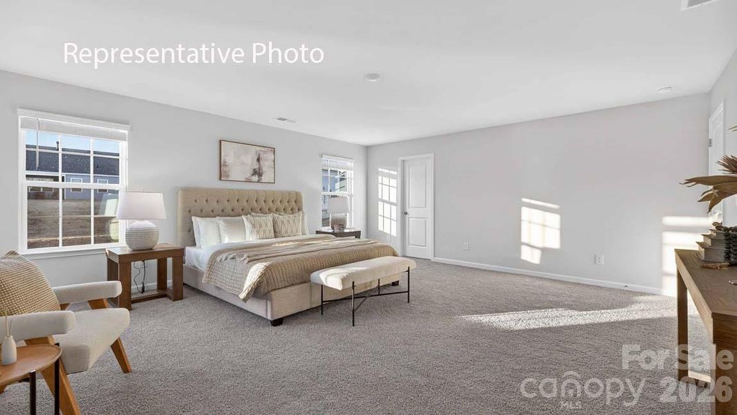 Furnished interior view inside a new home in Wallace Springs, Statesville (Image 15).