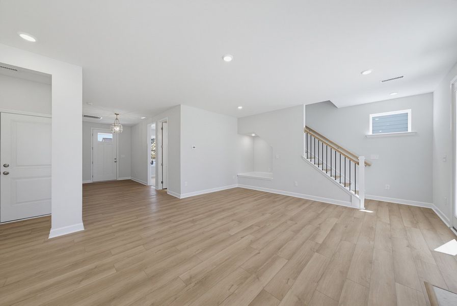Spacious, unfurnished interior of a new home in Sweetbrier, Durham (Image 19).