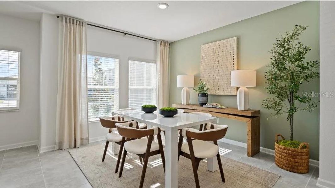 Furnished interior view inside a new home in , Orlando (Image 12).