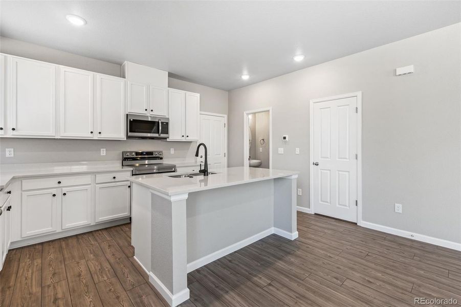 Furnished interior view inside a new home in Spring Valley, Longmont (Image 9).