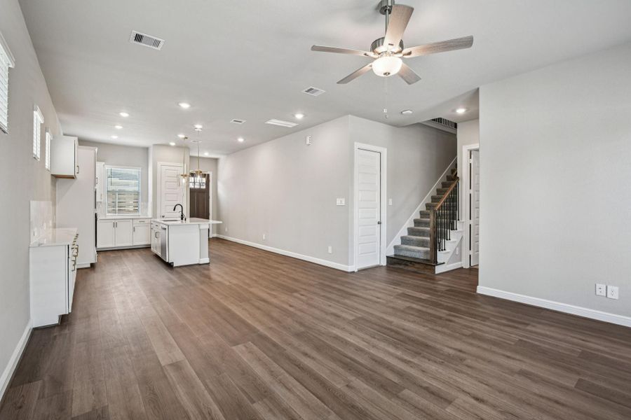 Spacious, unfurnished interior of a new home in Spring Brook Village - Luxe Series, Houston (Image 36).