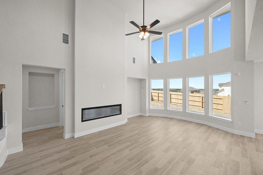 Spacious, unfurnished interior of a new home in Lariat, Liberty Hill (Image 29). Spacious, unfurnished interior of a new home in Lariat, Liberty Hill (Image 29).