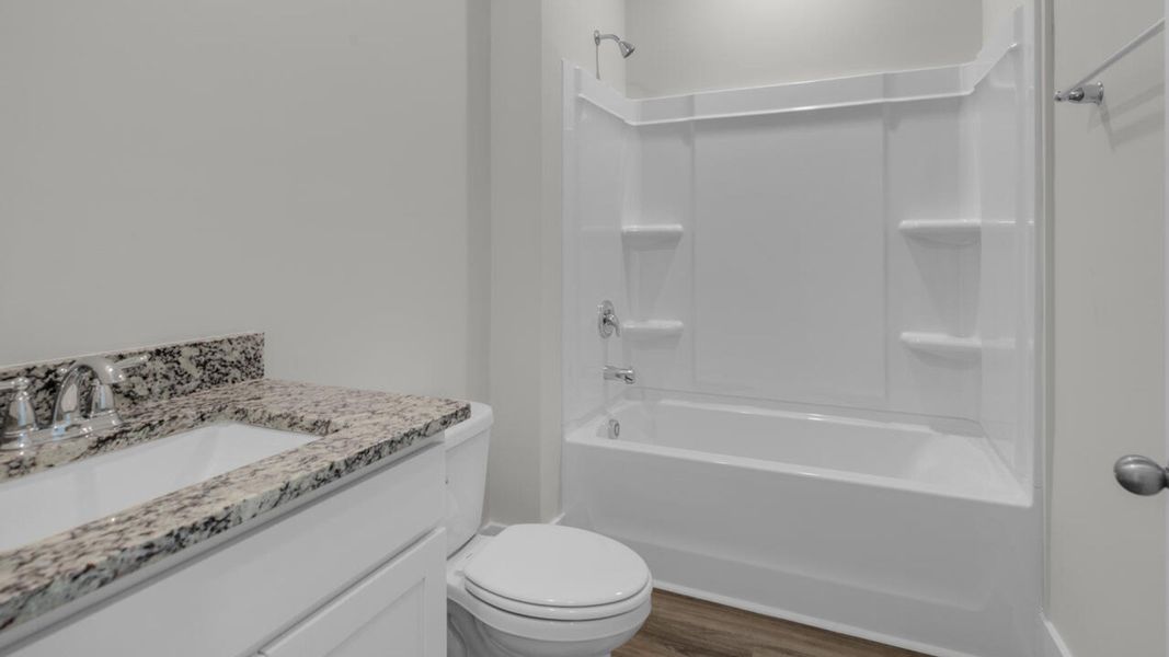 Furnished interior view inside a new home in Surfside Landing, Hubert (Image 10).