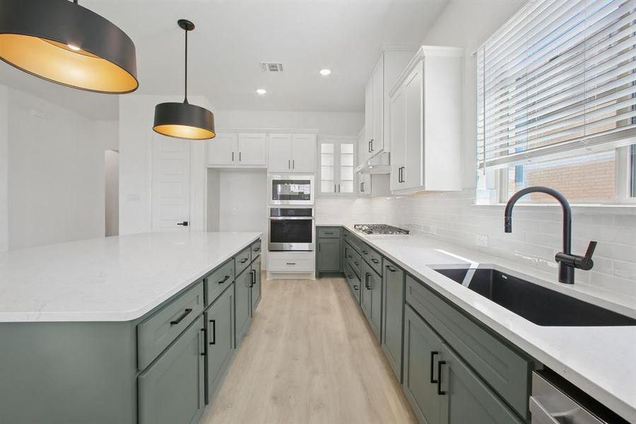 Furnished interior view inside a new home in South Pointe Manor Series, Mansfield (Image 6).