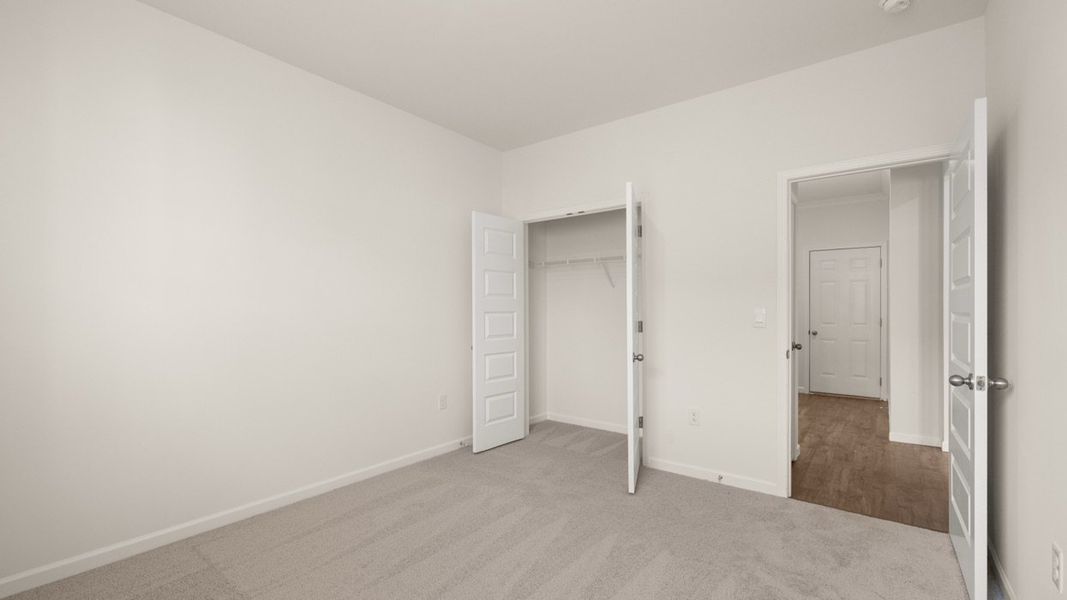 Representative unfurnished interior of a home built from the Hampshire by D.R. Horton in The Gates at Pates Creek, Hampton (Image 30). Representative unfurnished interior of a home built from the Hampshire by D.R. Horton in The Gates at Pates Creek, Hampton (Image 30).