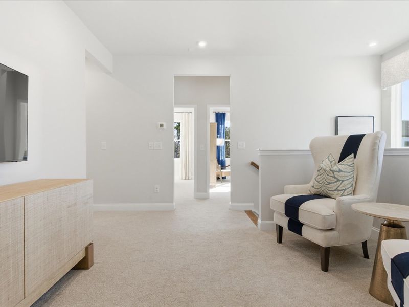 Representative furnished interior of a home built from the York by Tri Pointe Homes in Southbridge, Fort Mill (Image 15).