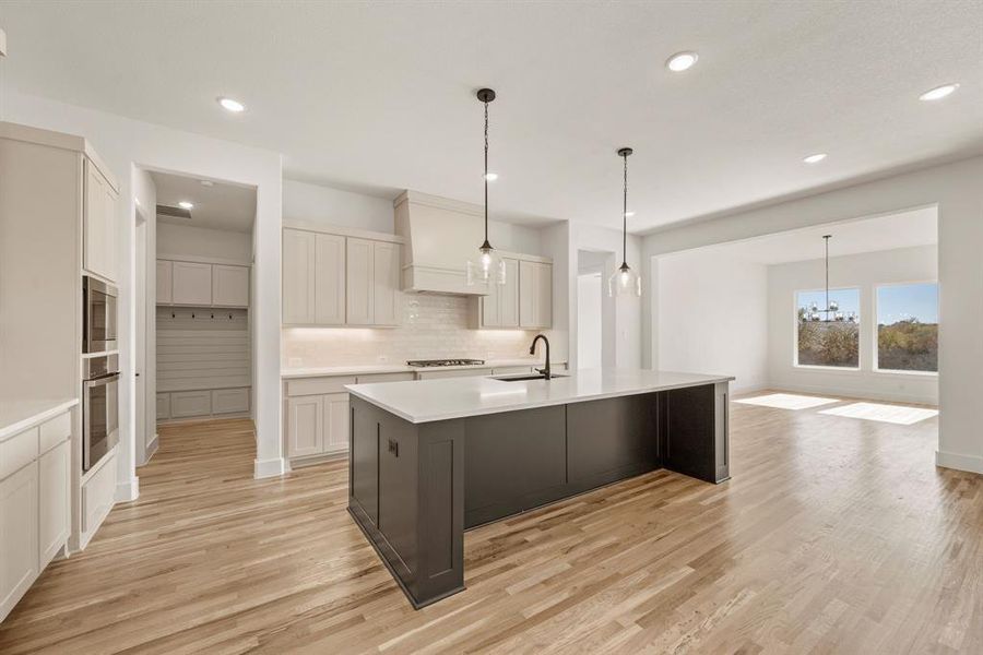 Furnished interior view inside a new home in Rolling Creek Ranch, Aledo (Image 15).