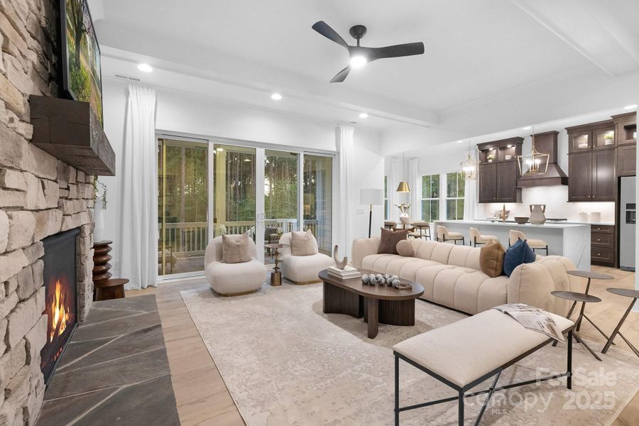 Furnished interior view inside a new home in , Lancaster (Image 32).