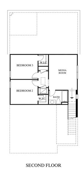 2D floor plan layout for the Tidewater by Rocklyn Homes in Emerald Fields, Hudson, FL (Image 4). 2D floor plan layout for the Tidewater by Rocklyn Homes in Emerald Fields, Hudson, FL (Image 4).