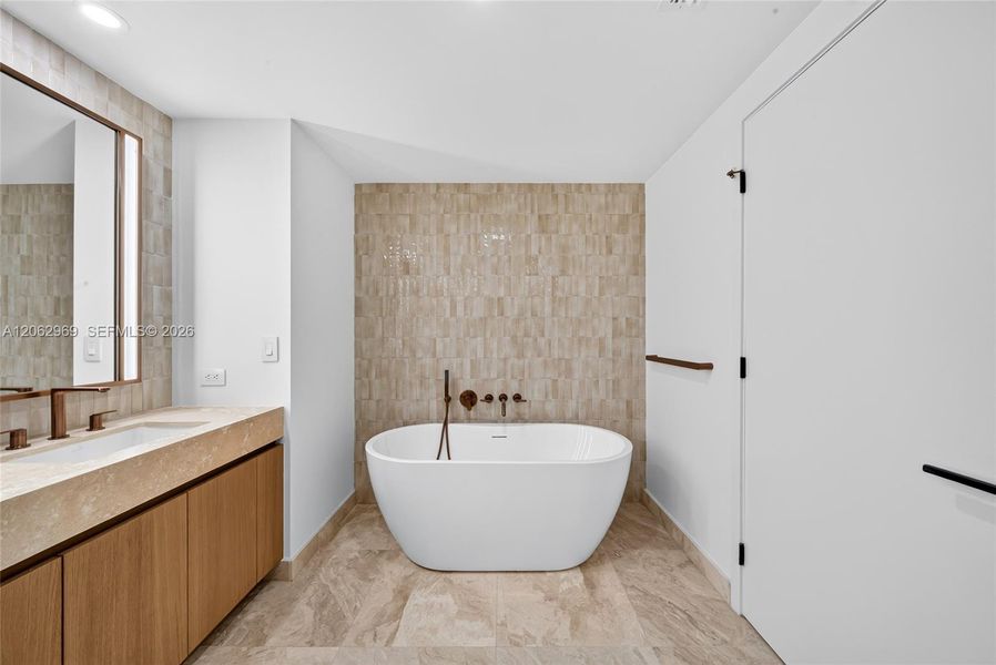 Furnished interior view inside a new home in , Bay Harbor Islands (Image 11).