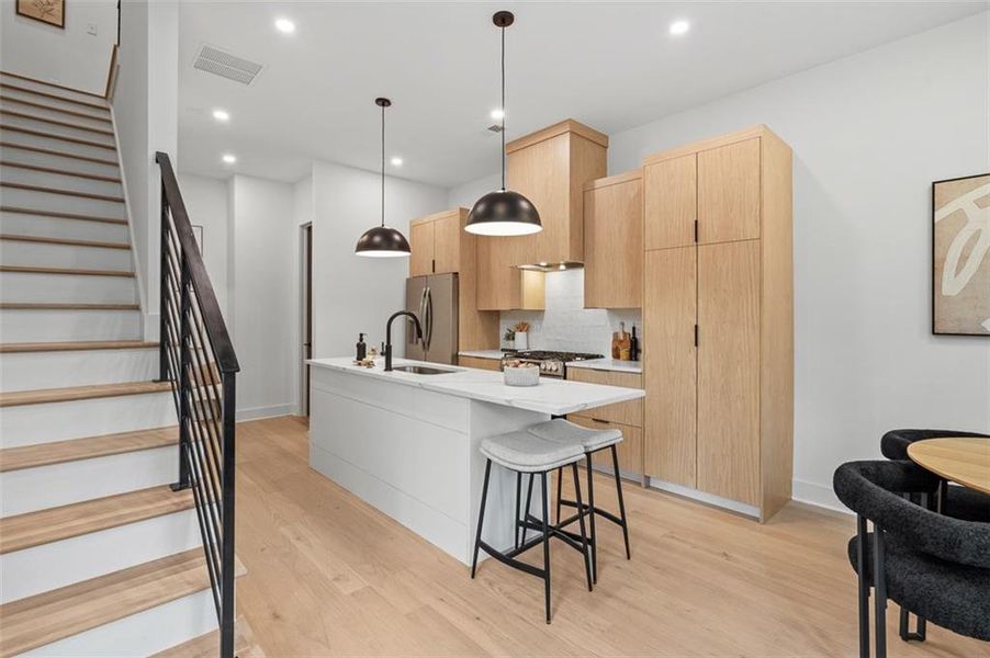 Furnished interior view inside a new home in , Atlanta (Image 12).