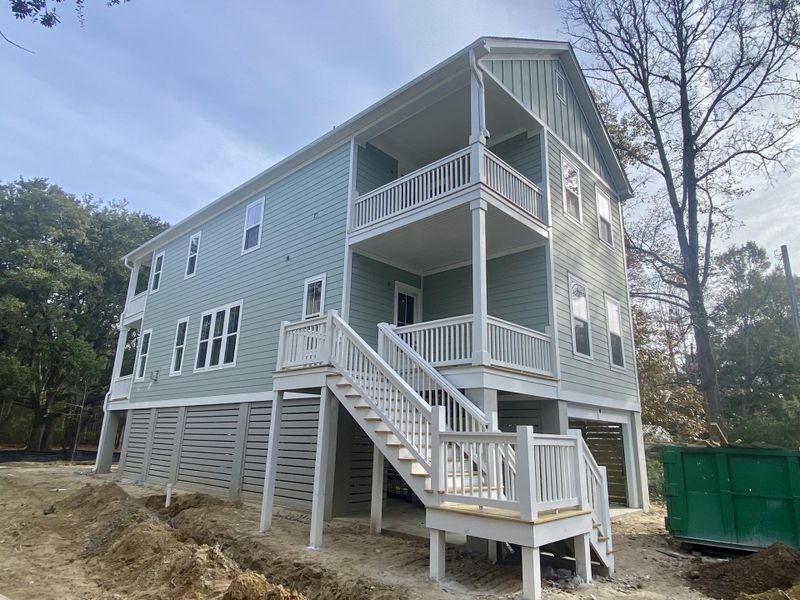 Exterior details and patio area of a home in Mount Pleasant Homes, Mount Pleasant (Image 6). Exterior details and patio area of a home in Mount Pleasant Homes, Mount Pleasant (Image 6).