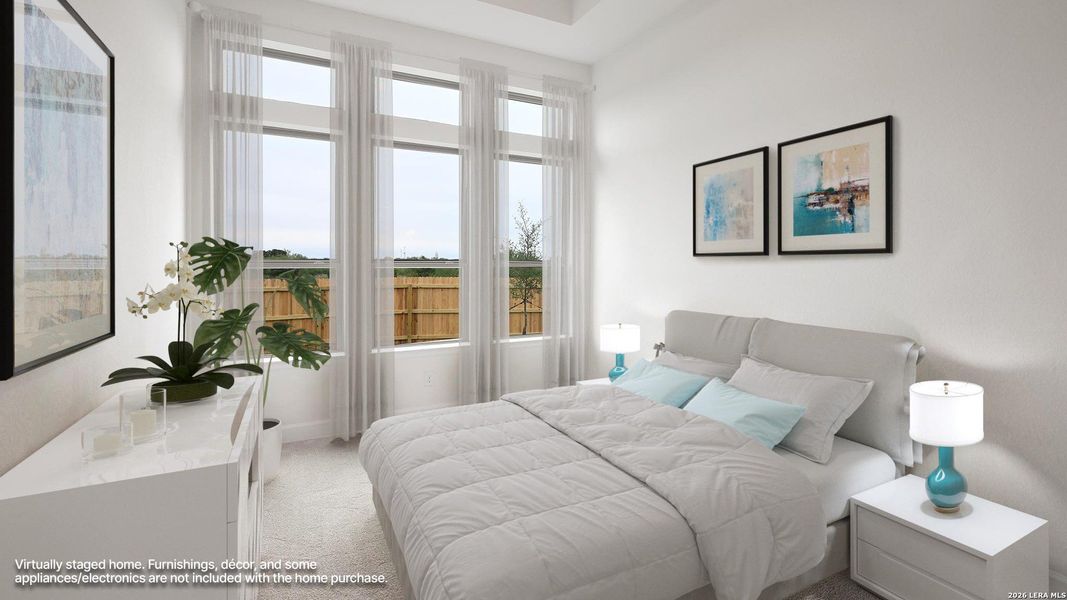Furnished interior view inside a new home in The Parklands, Schertz (Image 8). Furnished interior view inside a new home in The Parklands, Schertz (Image 8).