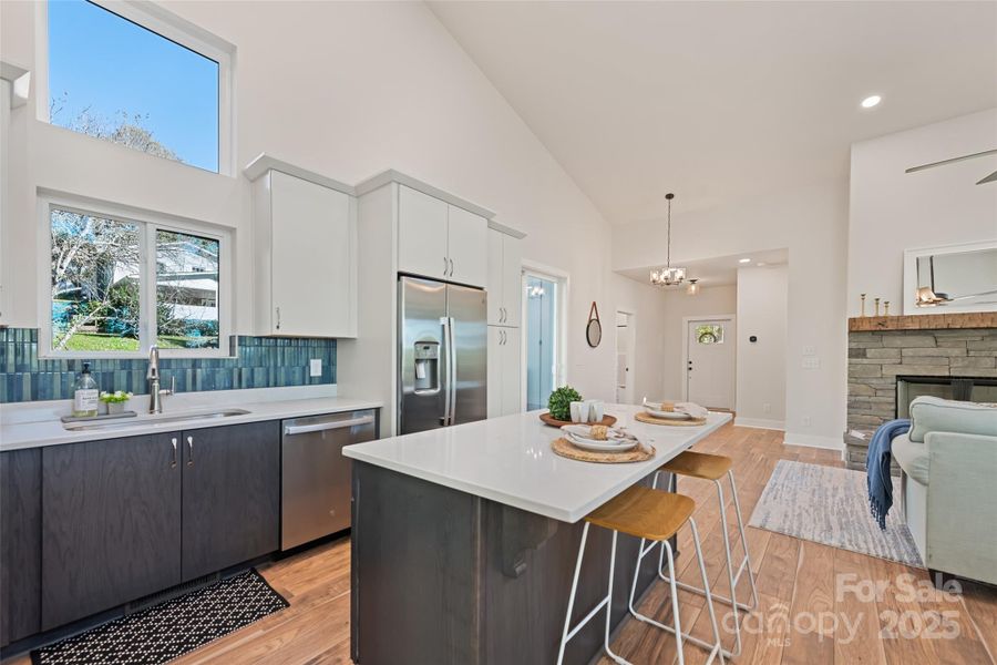 Furnished interior view inside a new home in , Sylva (Image 15).